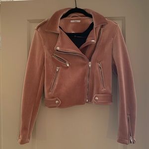 Velvet blazer jacket